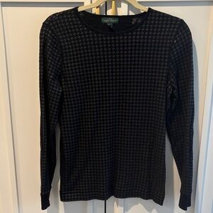 Lauren Ralph Lauren Houndstooth Crewneck Top